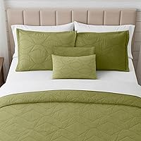 Vista 45 de Clara Clark Edredones Tamaño King - Juego de Cubrecama Colcha para Todas las Estaciones, Tejido Pinsonic Ropa de Cama Ligera - Juego de Edredón King