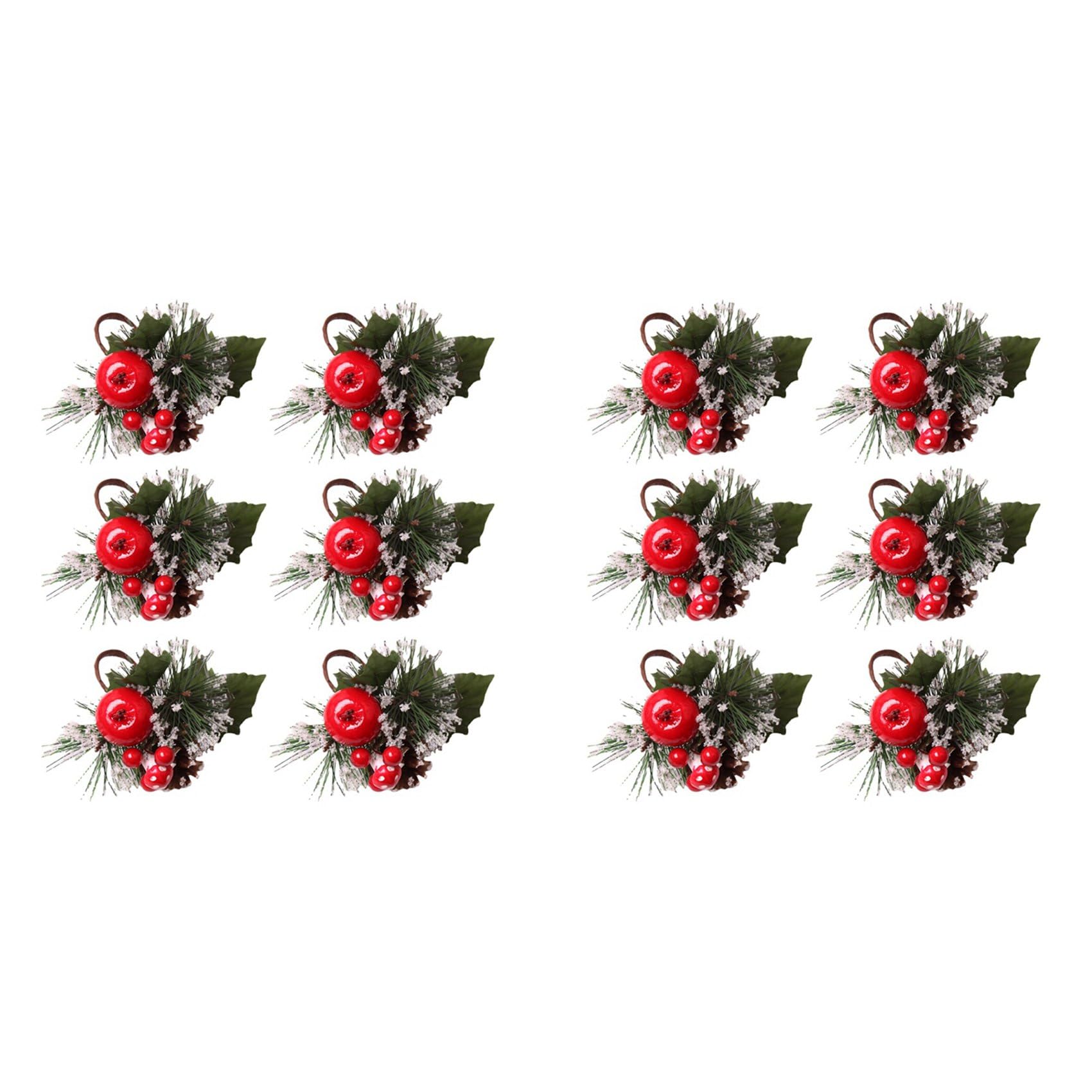 Hndhbfgrt 2X Tablecloth Ring Napkin Ring Christmas Table Decoration Christmas An Fruit Napkin Buckle()
