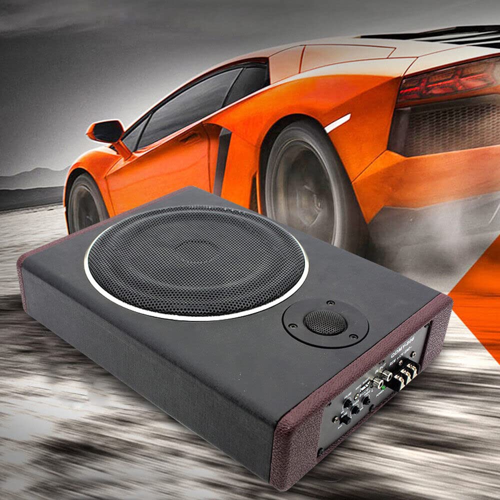 Subwoofer Activo Para Coche 8 Pulgadas 600W - Grave Potente, Instalación Bajo Asiento | Audio Coche