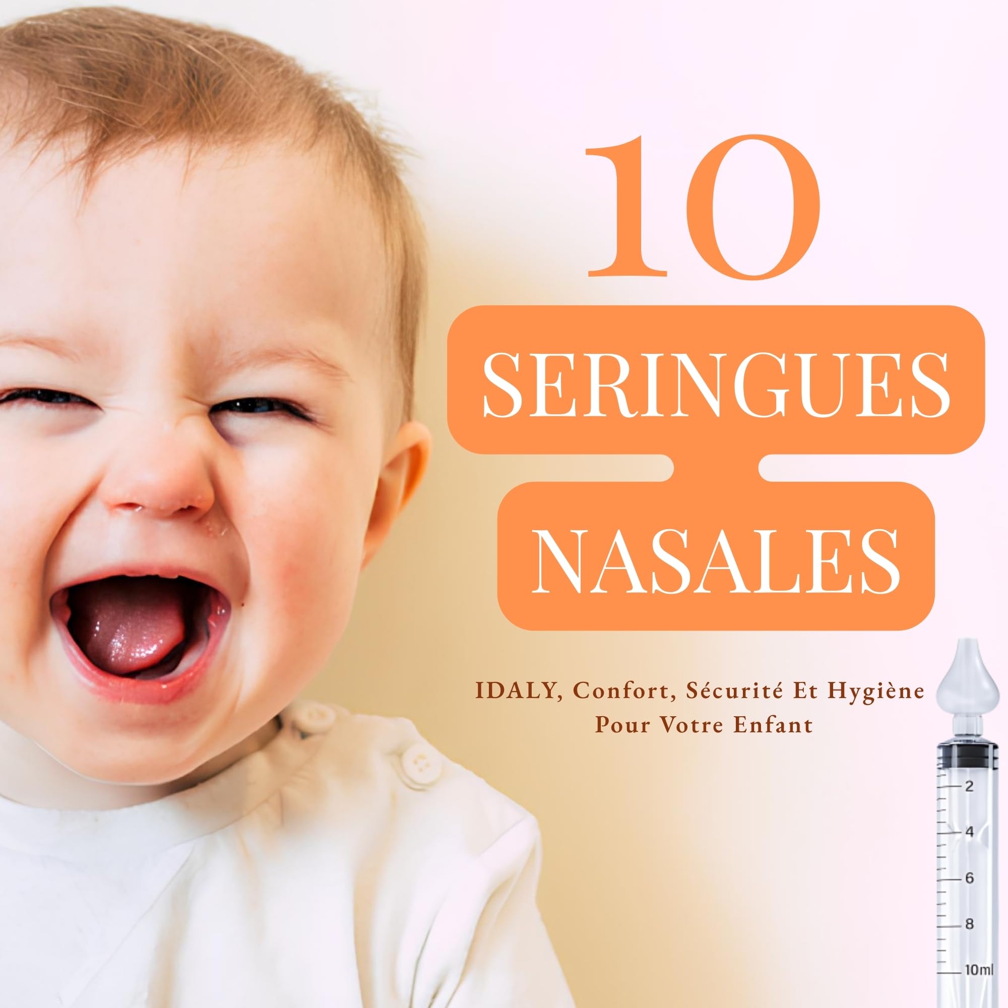 MEGA PACK 10 Seringue Nasale Bebe - Mouche Bebe - Remplace Les Pipette Nez Bébé - Avec Embout Seringue Nasale Bebe En Silicone Souple - Irrigateur Réutilisable. Liste De Naissance Bébé Recherche.