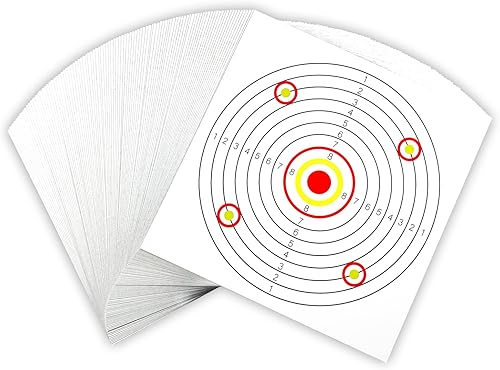 Miniatura 7 de Highwild Trampa de pellets, objetivo de trampa BB con 100 objetivos de papel de 5.5 x 5.5 pulgadas para Airsoft, pistola BB, pistola de aire