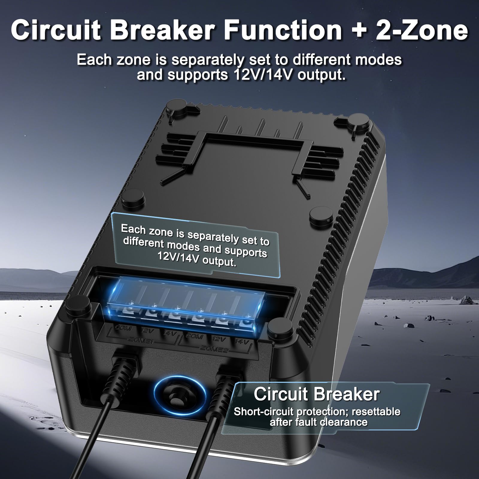 Vansdon Low Voltage Transformer - 2 Zone LED Lighting -5