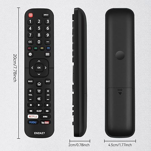 Miniatura 7 de Nuevo reemplazo universal Sharp aquos Hisense TV mando a distancia EN2A27 compatible con Sharp Hisense Control remoto LCD LED HDTV Smart TV Control