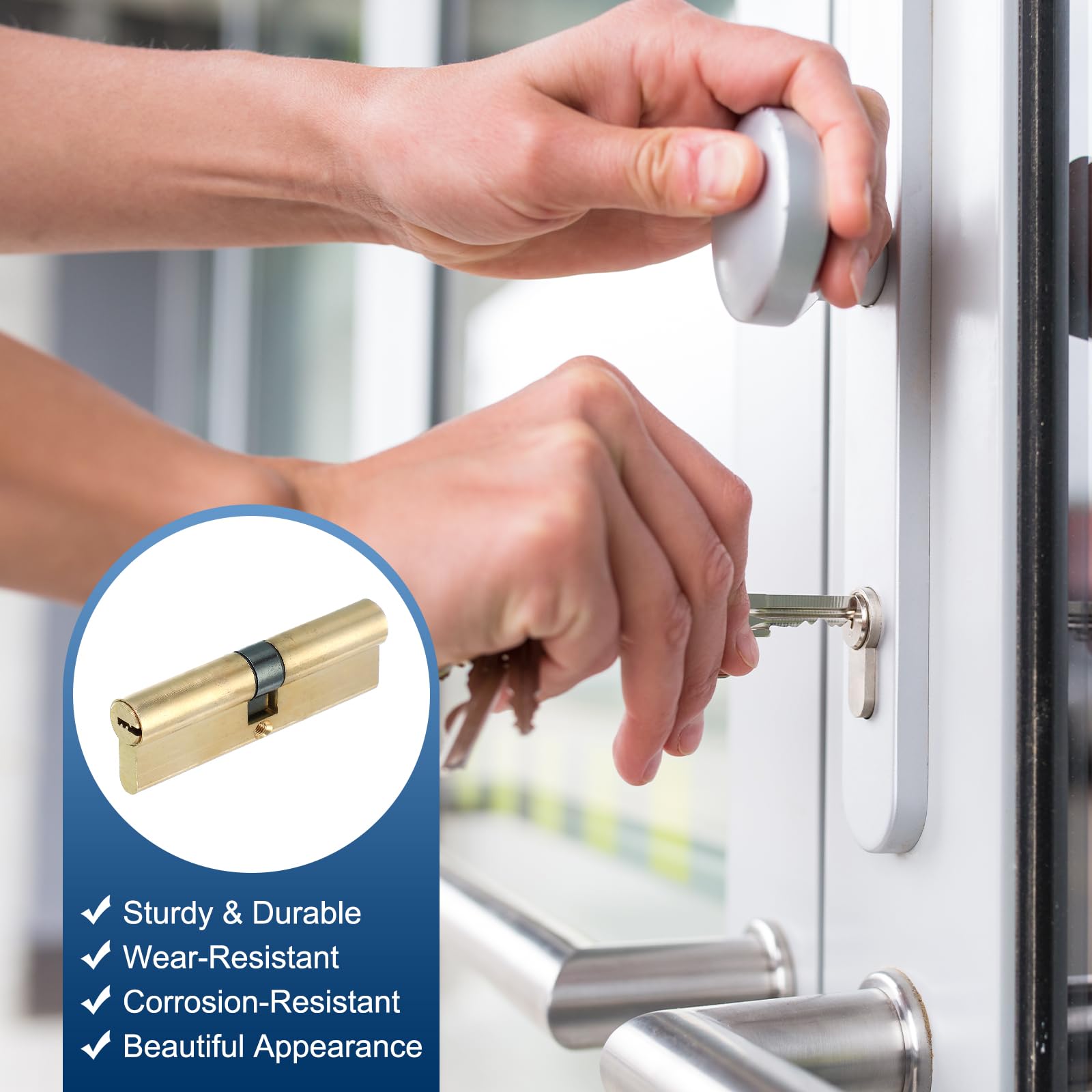 PATIKIL European Double Lock Cylinder - Image 4