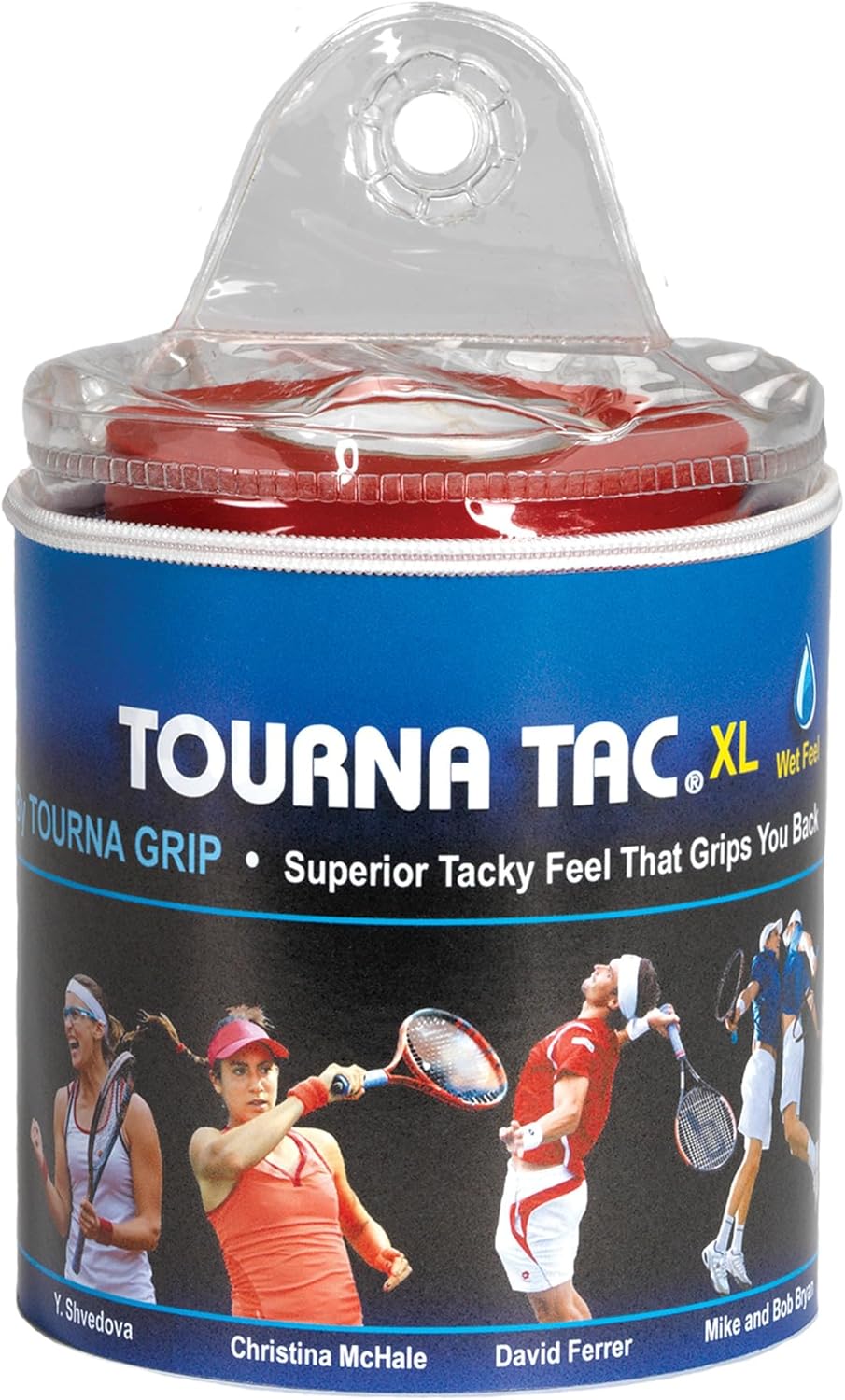 Tourna Tac XL Tennis Overgrip (Pink) – 30-Pack in Multipacks (1 – 5 Packs Available)