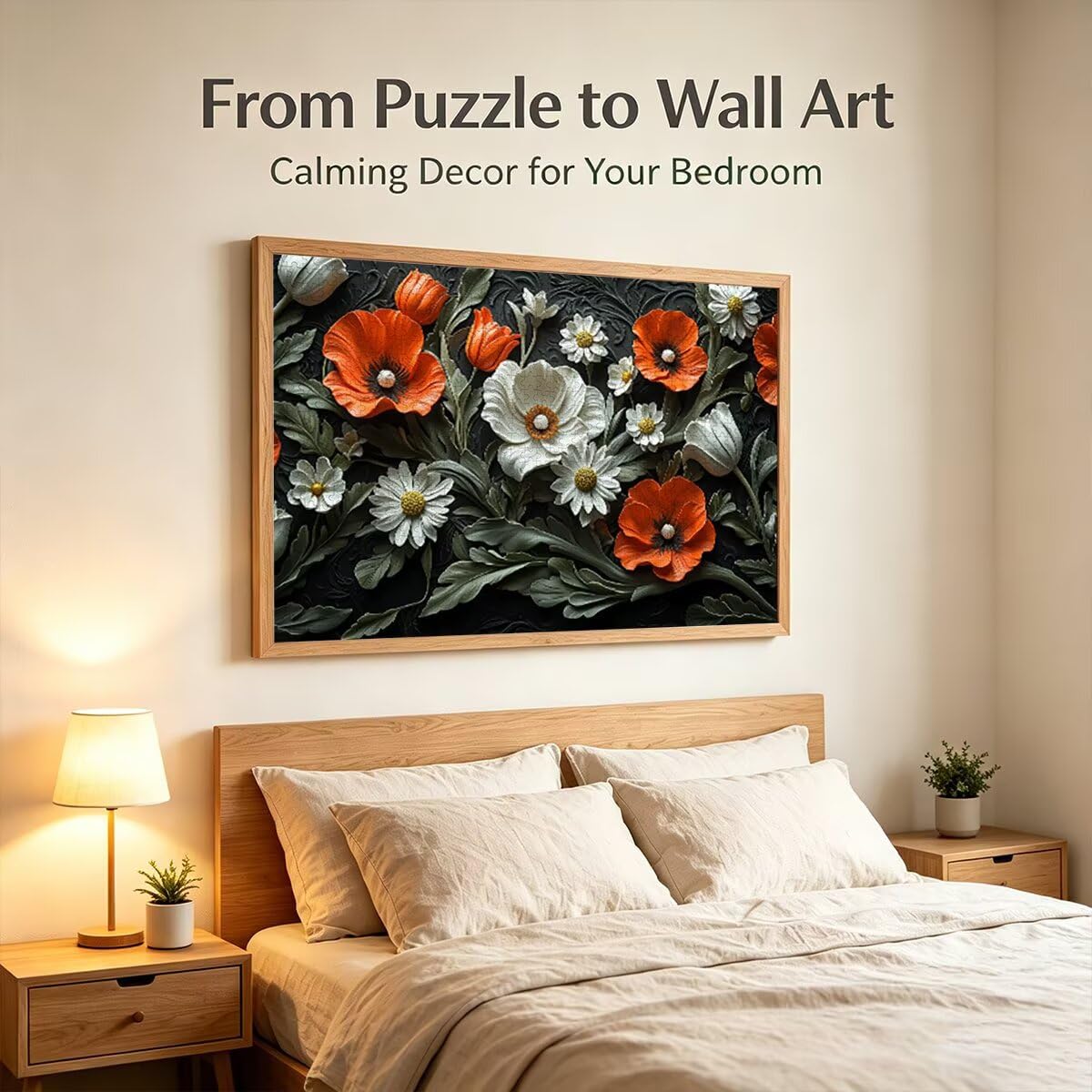 Puzzle 1500 Pezzi, Puzzle Fiore, Legno Pezzi, Regalo Donna Uomo -9025