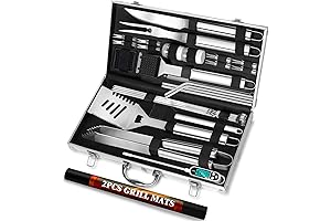 ROMANTICIST 30-Piece Stainless Steel Grill Tool Set