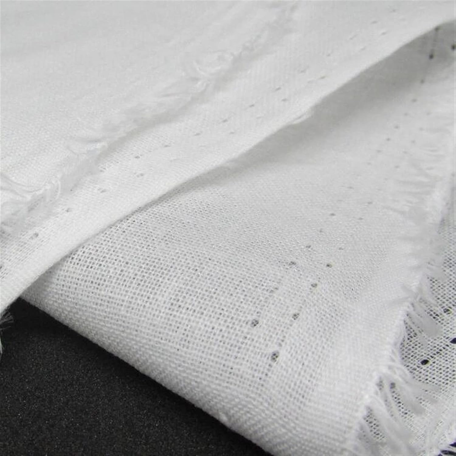 FTCYM Interfacing,Iron on Interfacing 2 Meter Craft White Interlining Cloth Lining Fusible Interlinings Garment Sewing Accessories Lining Soft Side Sticky Lining