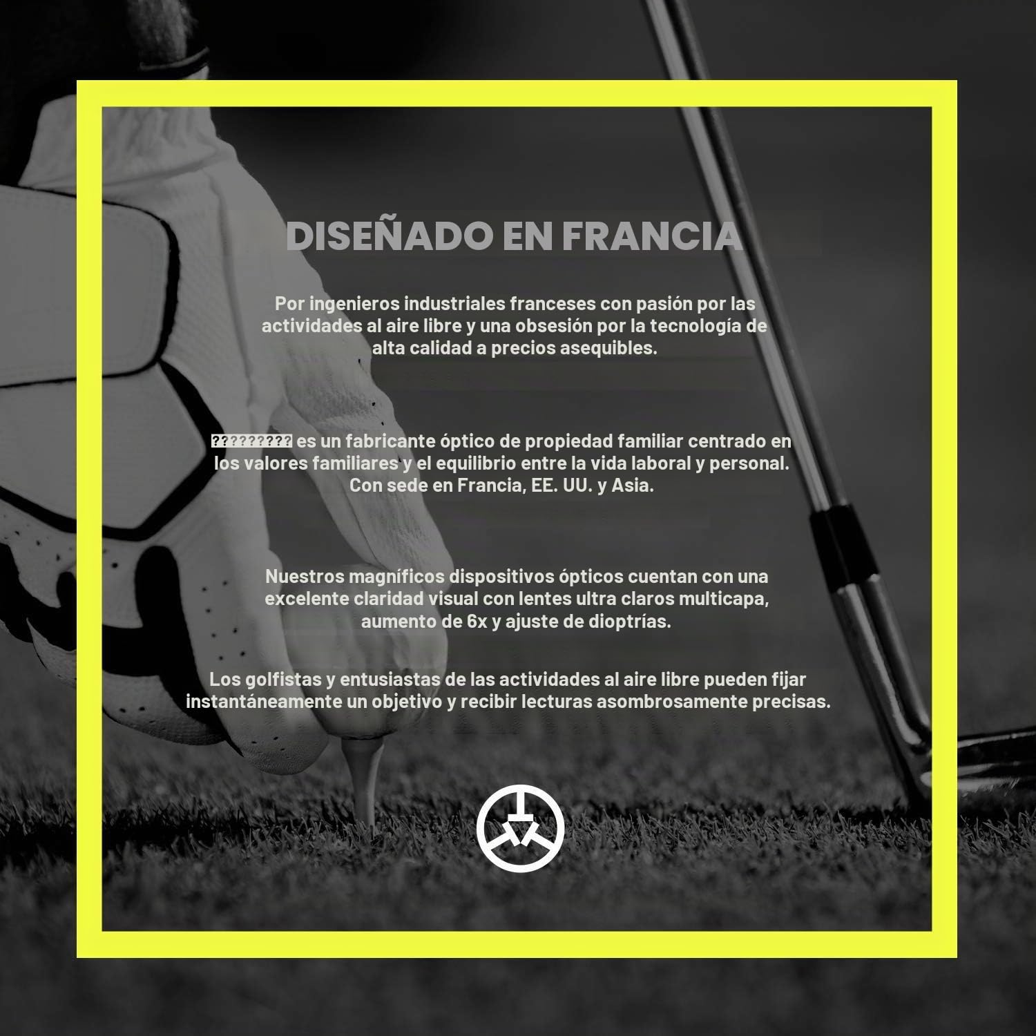 TecTecTec ULT-G - Reloj de golf con GPS con campos mundiales precargados, ligero, sencillo y fácil de usar