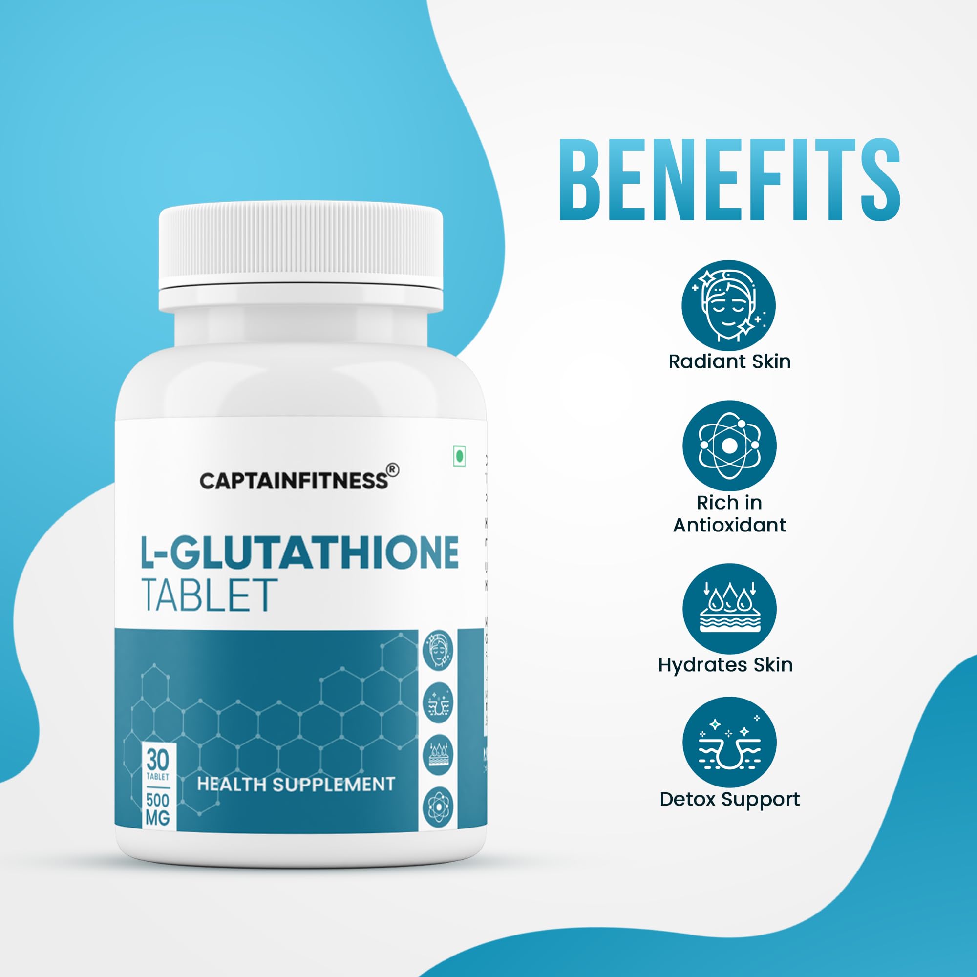 dr vita glutathione review L-Glutathione Tablet For Glowing Skin & Reduce Pigmentation For Men & Women  (30 Tablets) : Amazon.in: Health & Personal Care