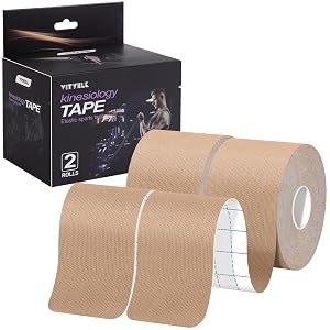 Kinesiology Tape Uncut 2In x 16 4ft - Elastic Sports Tape for Muscle Joint Pain Relief Waterproof Support