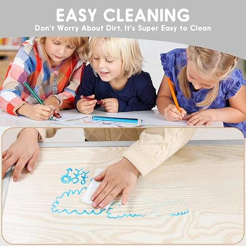 Miniatura 5 de Mesa y sillas para niños, Mesa y sillas para niños, Mesa y sillas para niños, Mesa para niños (4 sillas), Conjunto de mesa y silla para niños de 5 a