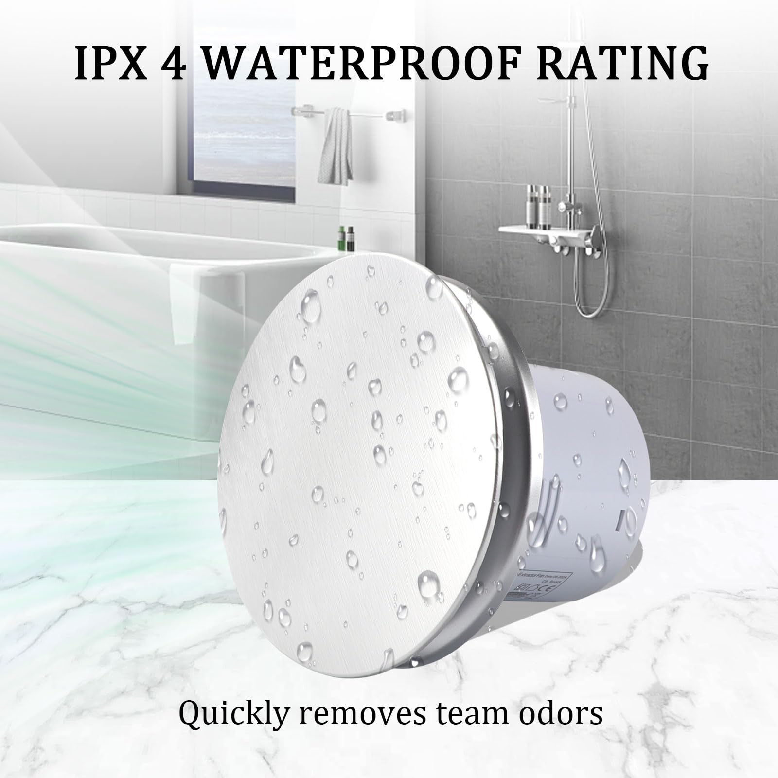 Escudo Line Syste , Ventilatore Verticale Da Parete Da Bagno - Foto 8