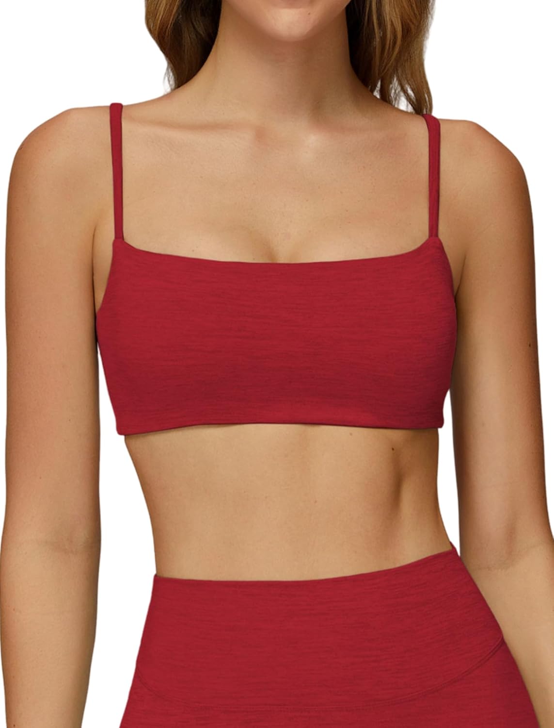 Womens Sports Bra Cross Back Tank Tops Colorblock Longline Workout Yoga Bra Padded Casual Tops with Built in Bras