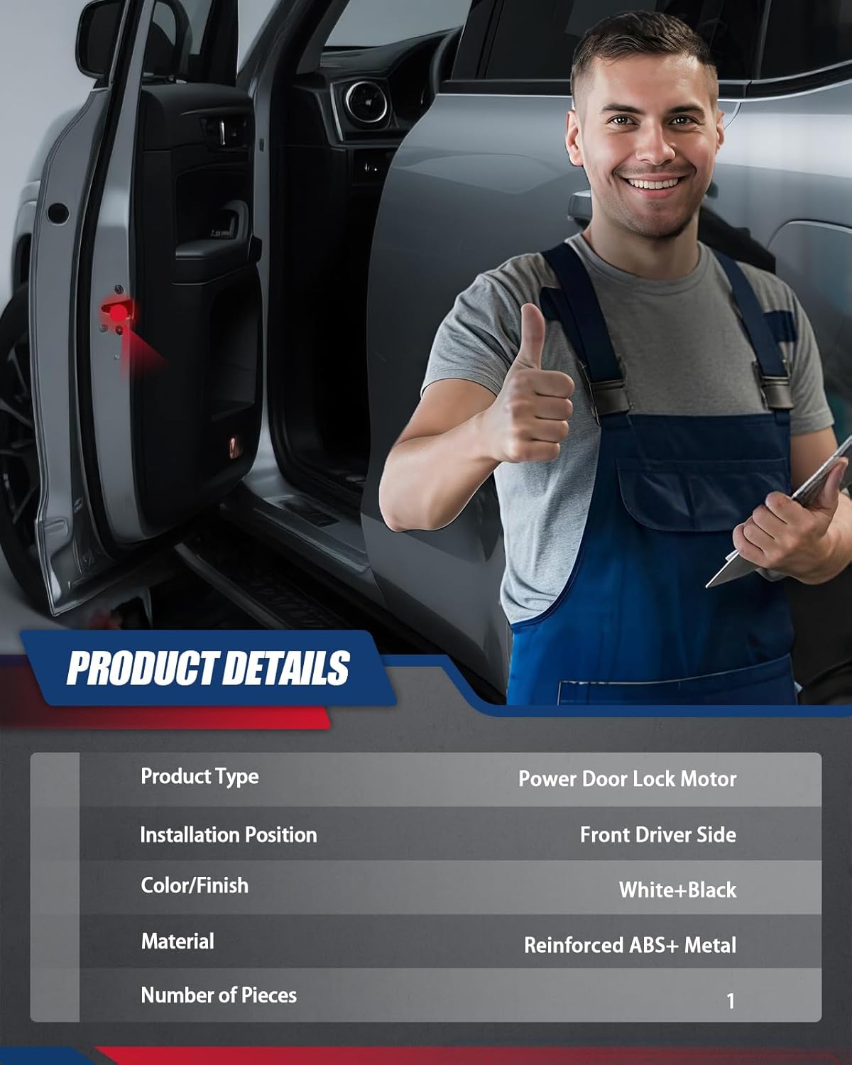 Left Front Door Lock Actuator Driver Side for Honda CR-V 2012-2016, Accord 2013-2017, for Acura ILX 2013-2019, RLX 2014-2019 Replace # 72150-T0A-A02 72150T0AA02 72150-T0A-A01 DLA741 931-529