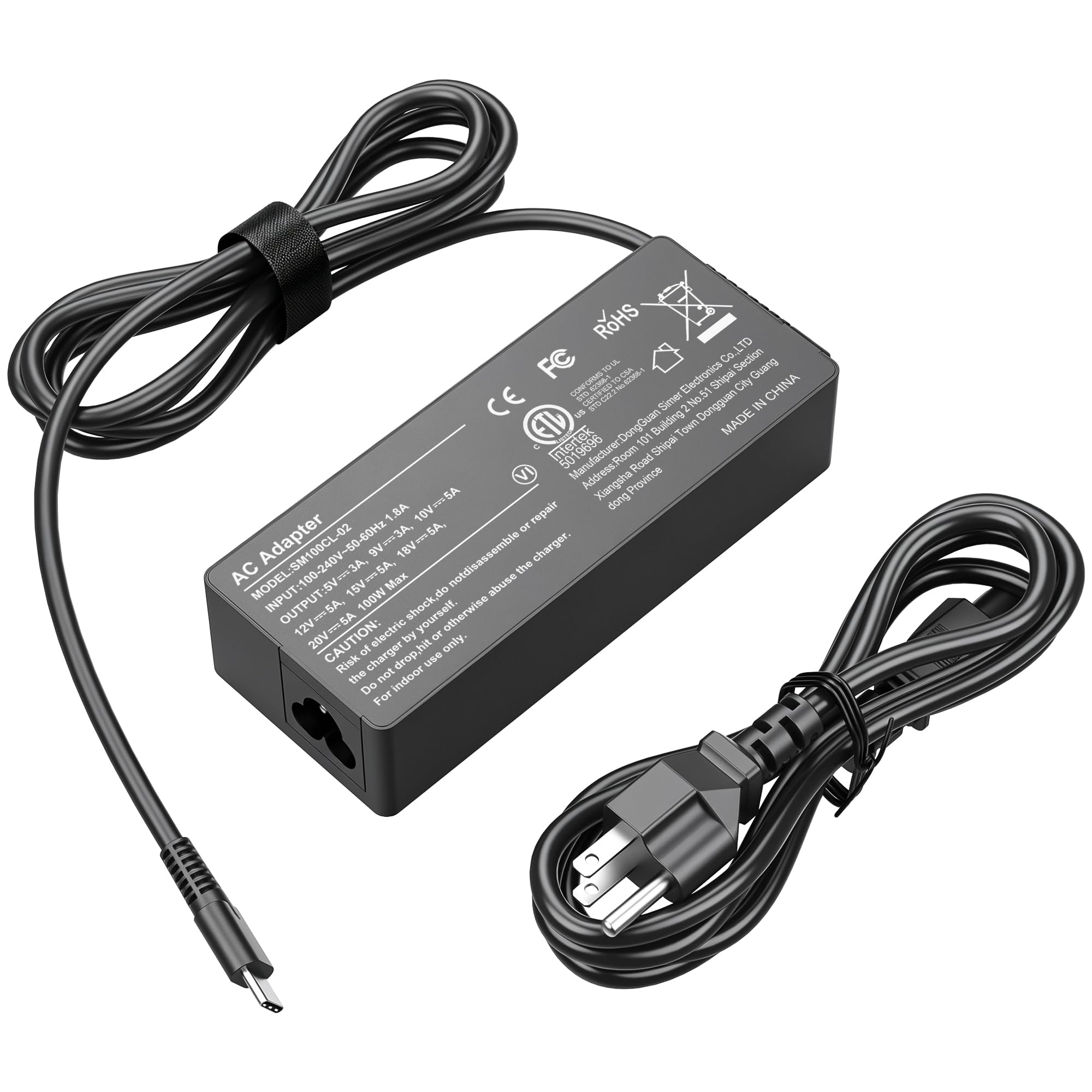 WZXHU 65W Slim Tip Laptop Charger for Lenovo ThinkPad T460 T470 T470S T440S — Amazon image 10
