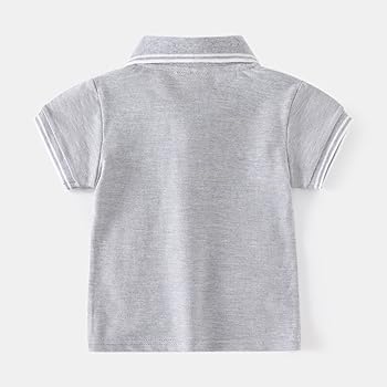 Amazon.com: Boys Toddler Striped Button Polo Shirts Kids