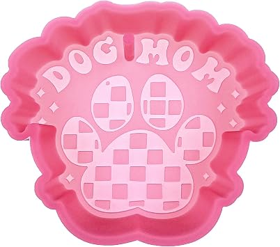300 Design Optional MUBYOK M484 Dog Mom Silicone Freshie Mold for Baking Aroma Beads Car Freshie Supplies