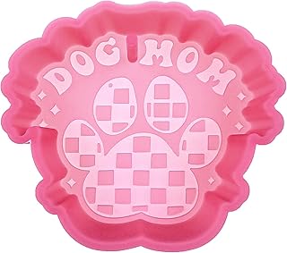 (300 Design Optional) MUBYOK M484 Dog Mom Silicone Freshie Mold for Baking Aroma Beads Car Freshie Supplies