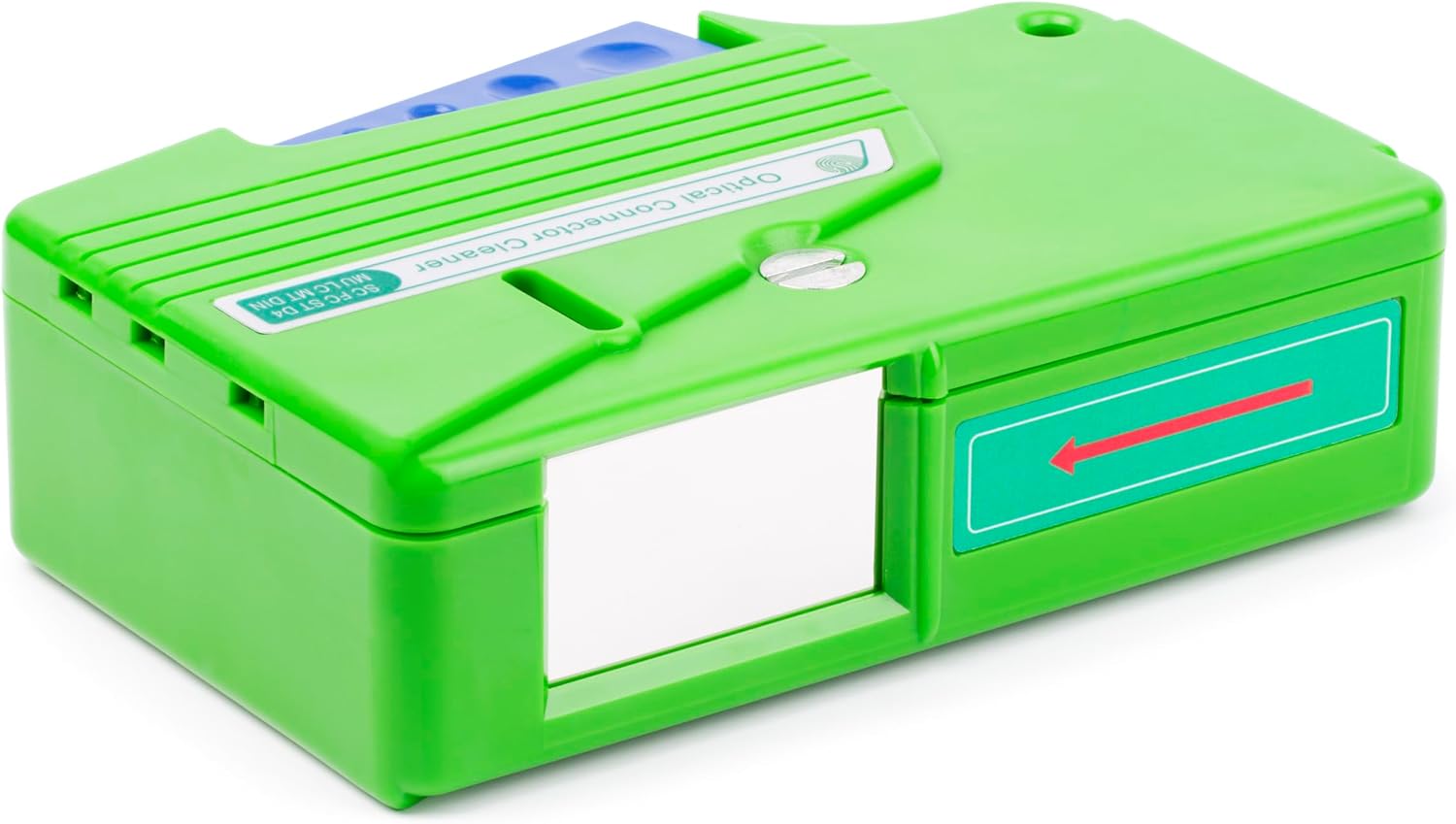 StarTech.com Fiber Optic Cleaner, Fiber Connector Cleaning Cassette, LC Fiber Cleaner, for LC/SC/ST/FC Optical Fiber Cables