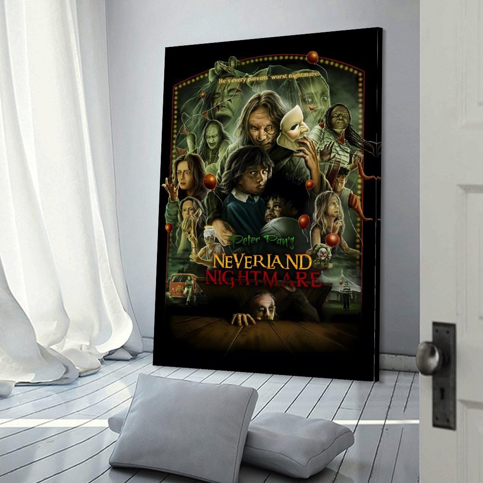 Amazon.com: QGLinxi Peter Pan's Neverland Nightmare 2024 Poster