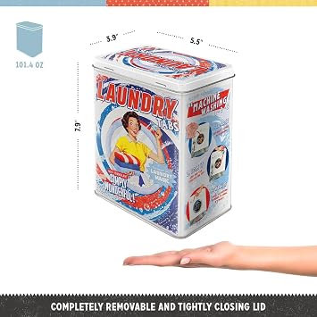 Nostalgic-Art Laundry Tabs Metal Saklama Kutusu 3 L