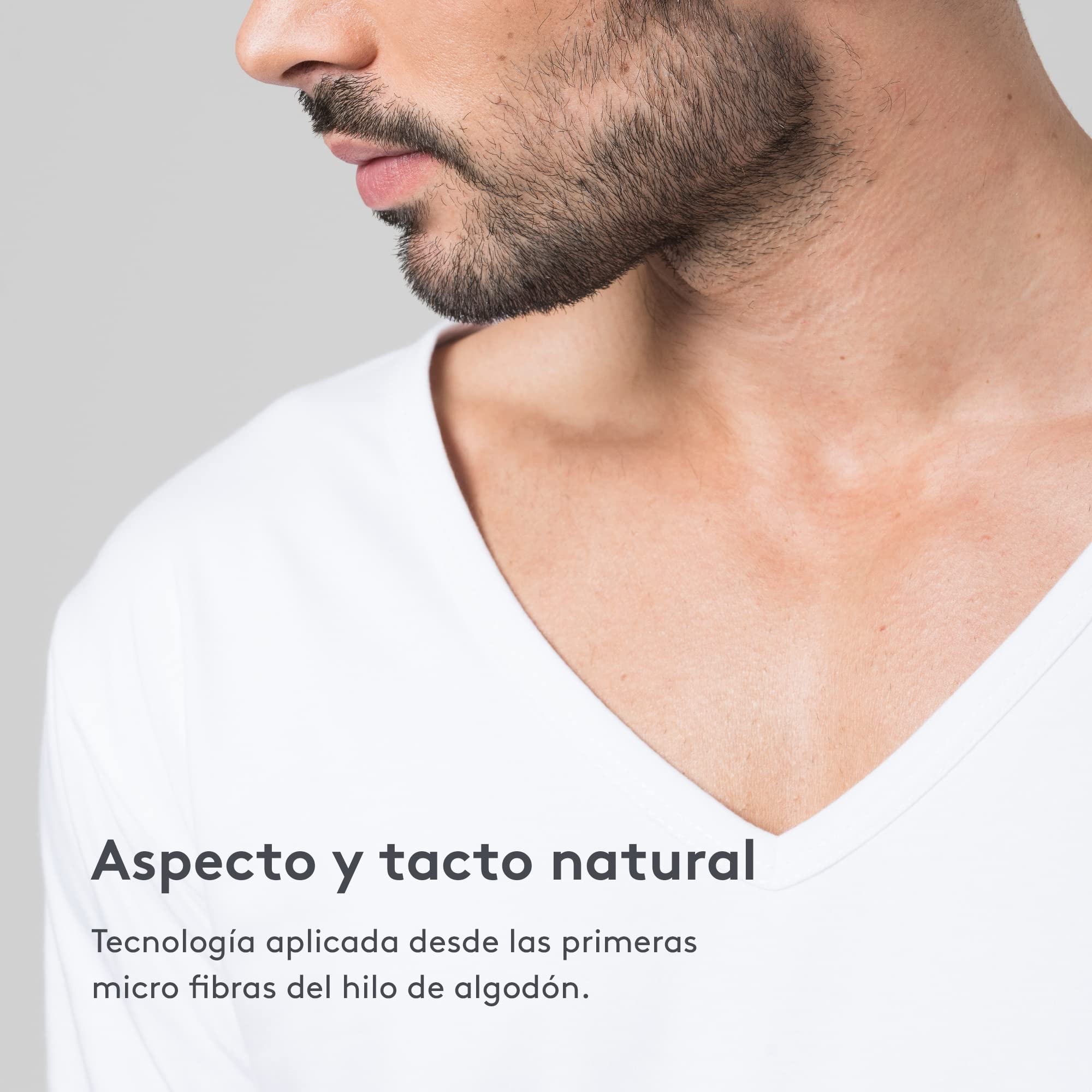 Camiseta Cuello V Profundo a Prueba de Sudor, Absorbe y Evapora el Sudor, a Prueba de Manchas, a Prueba de Olores, Anti-Sudor, Anti-Manchas, Anti-Olor, 100% Transpirable