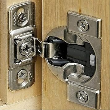Blum Compact Soft-Close Bluemotion Variable 1-3/8 Overlay Hinge (4 Hinges)