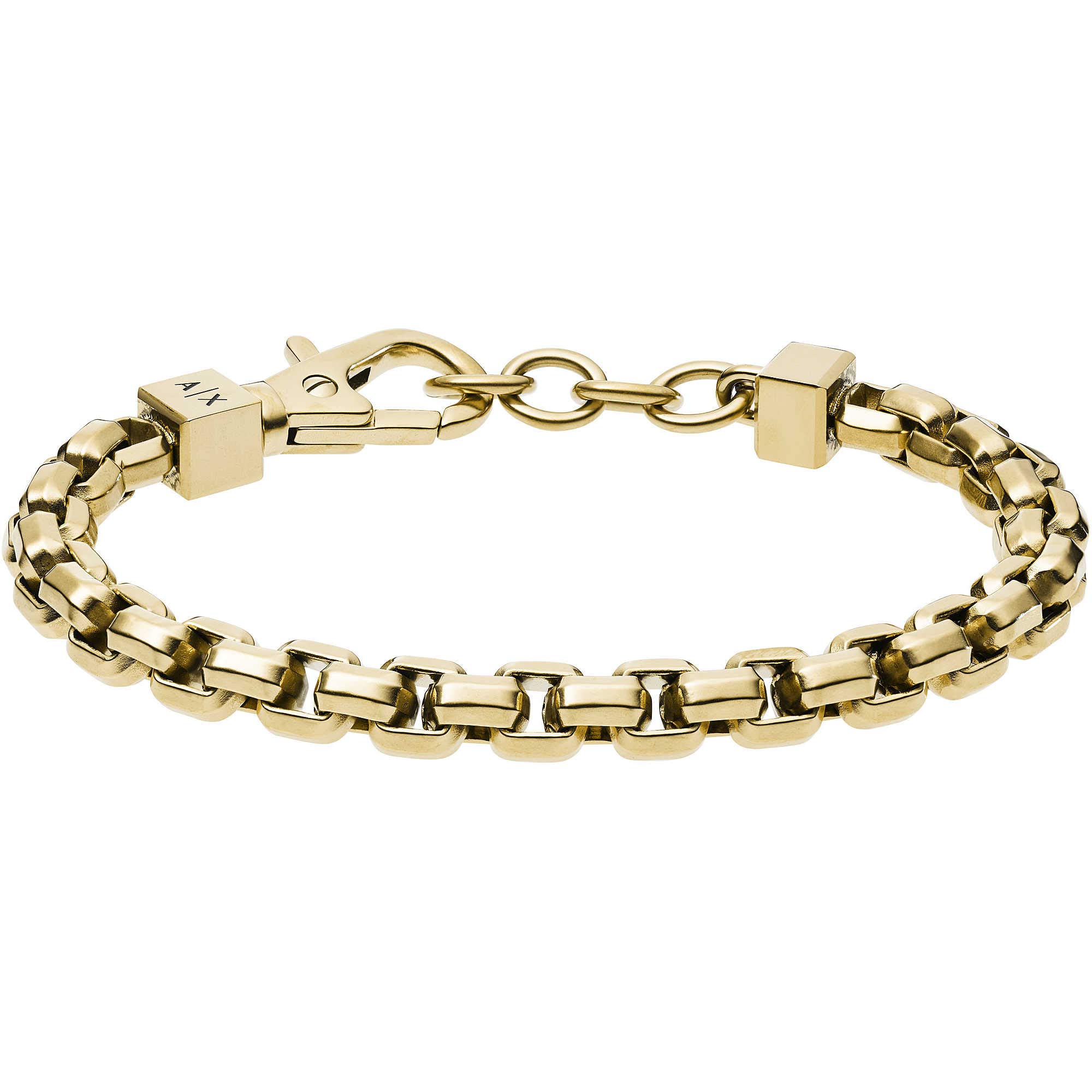 Armani Exchange Men's Stainless Steel bracelet with lobster clasp closure