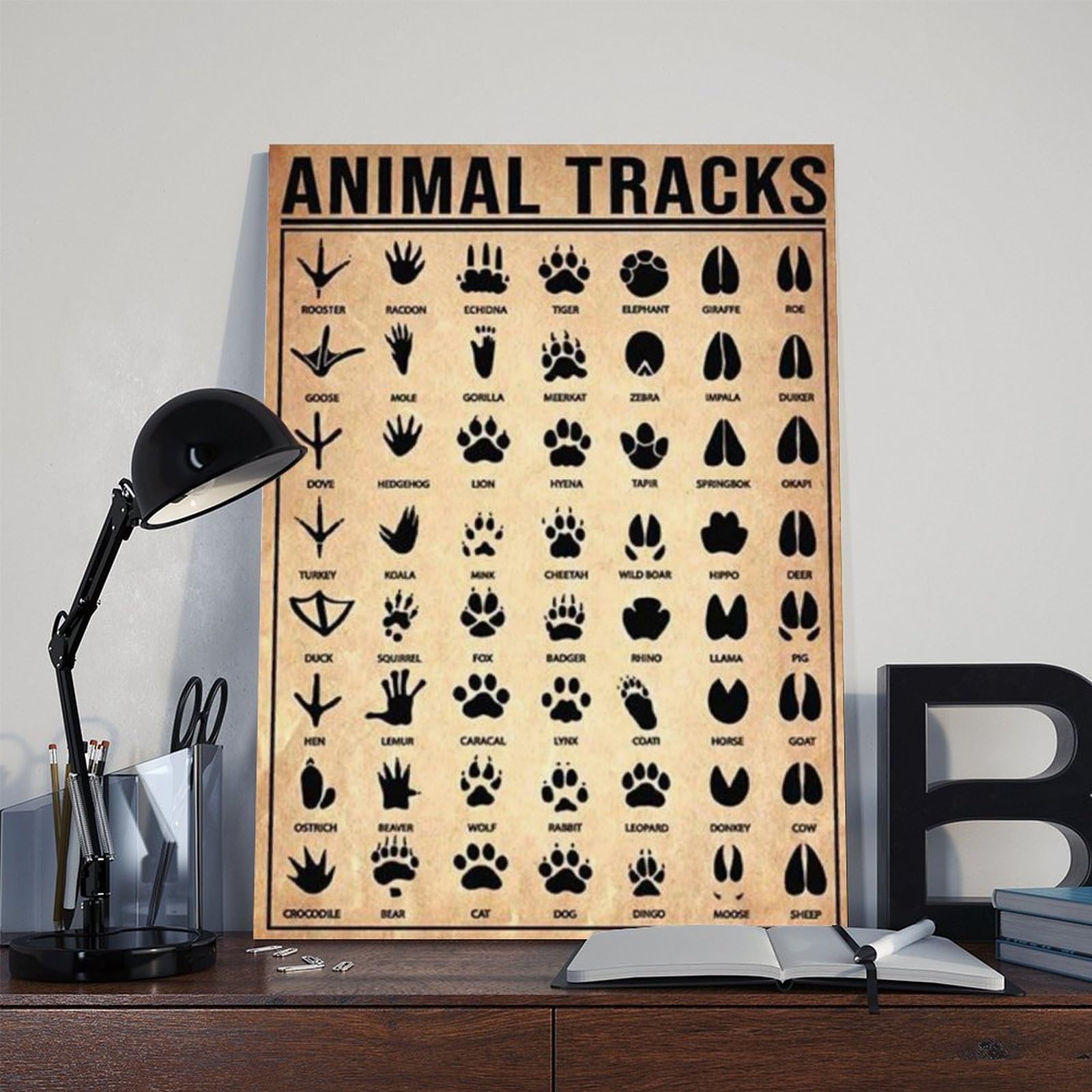 Leinwandposter mit Tiermotiven – Ein umfassender Leitfaden für Outdoor-Enthusiasten, Wandkunst, Dekordruck, Bild, Gemälde für Wohnzimmer, Schlafzimmer, Dekoration, 50 x 75 cm