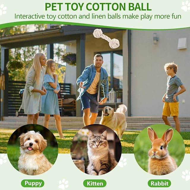 Foto 2 de 7 de YUDAWN 7 Stück Hundespielzeug Seil
