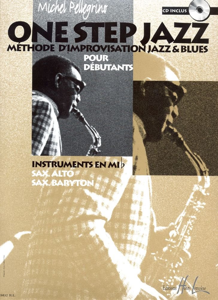 Méthode d'impro jazz Pellegrino Mib : comment improviser facilement au saxophone avec le CD