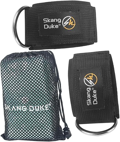 Miniatura 8 de Kisangel 2 Conjuntos de bandas de resistencia de tobillo bandas elásticas Fitness de resistencia Correa de pie para máquina de cable Accesorios de