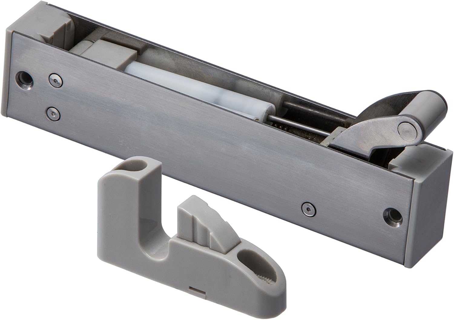 KURIKI Soft Close for Sliding Doors (Silver) – Anti-Slam, No Bounce Back, Smooth Close, 132 lbs Load