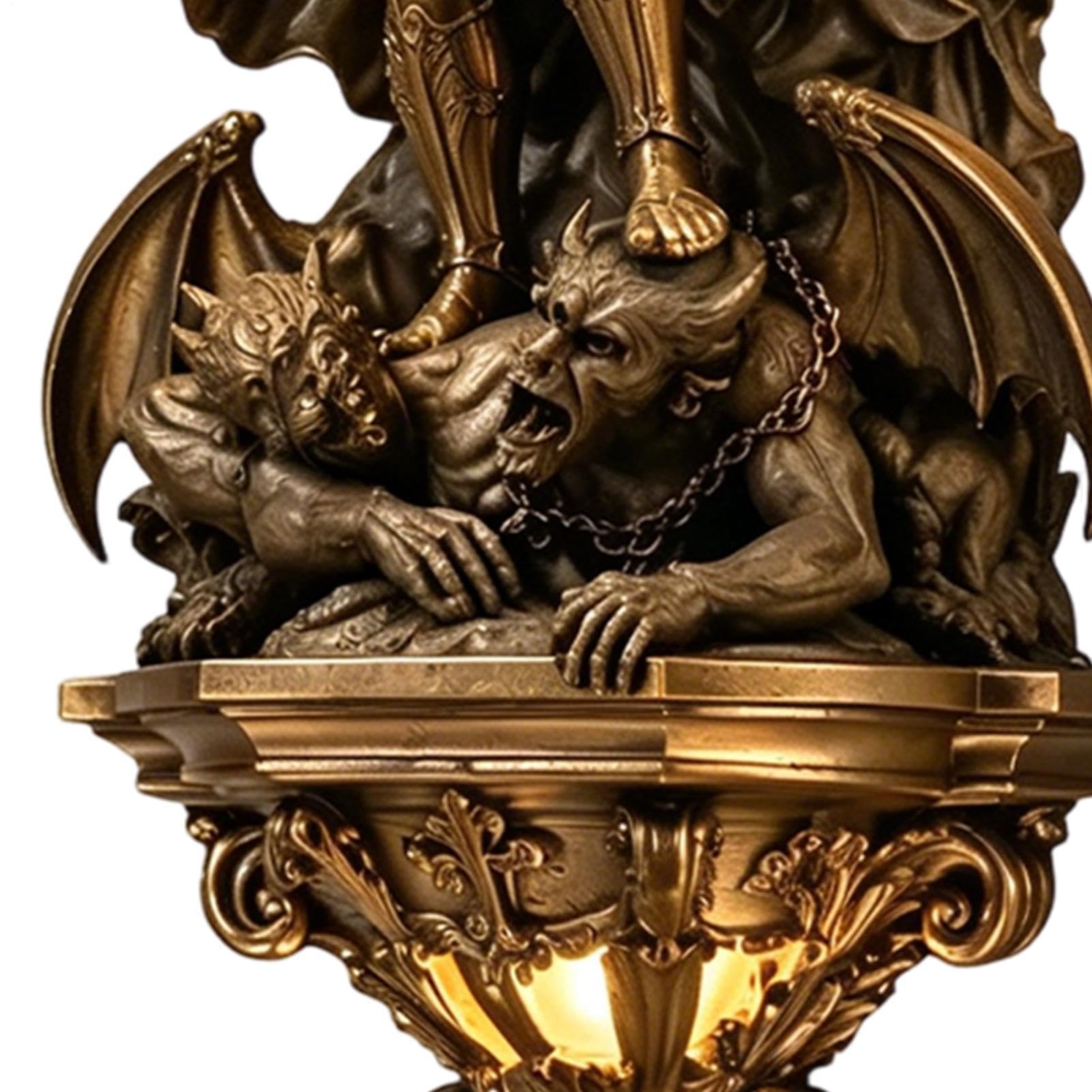 Lampada da parete gotica | Lampada da camera con angelo – Decorazione da parete Luci notturne | per i proprietari di abitazioni, soggiorno, camera da letto, studio, dormitorio, appartamento