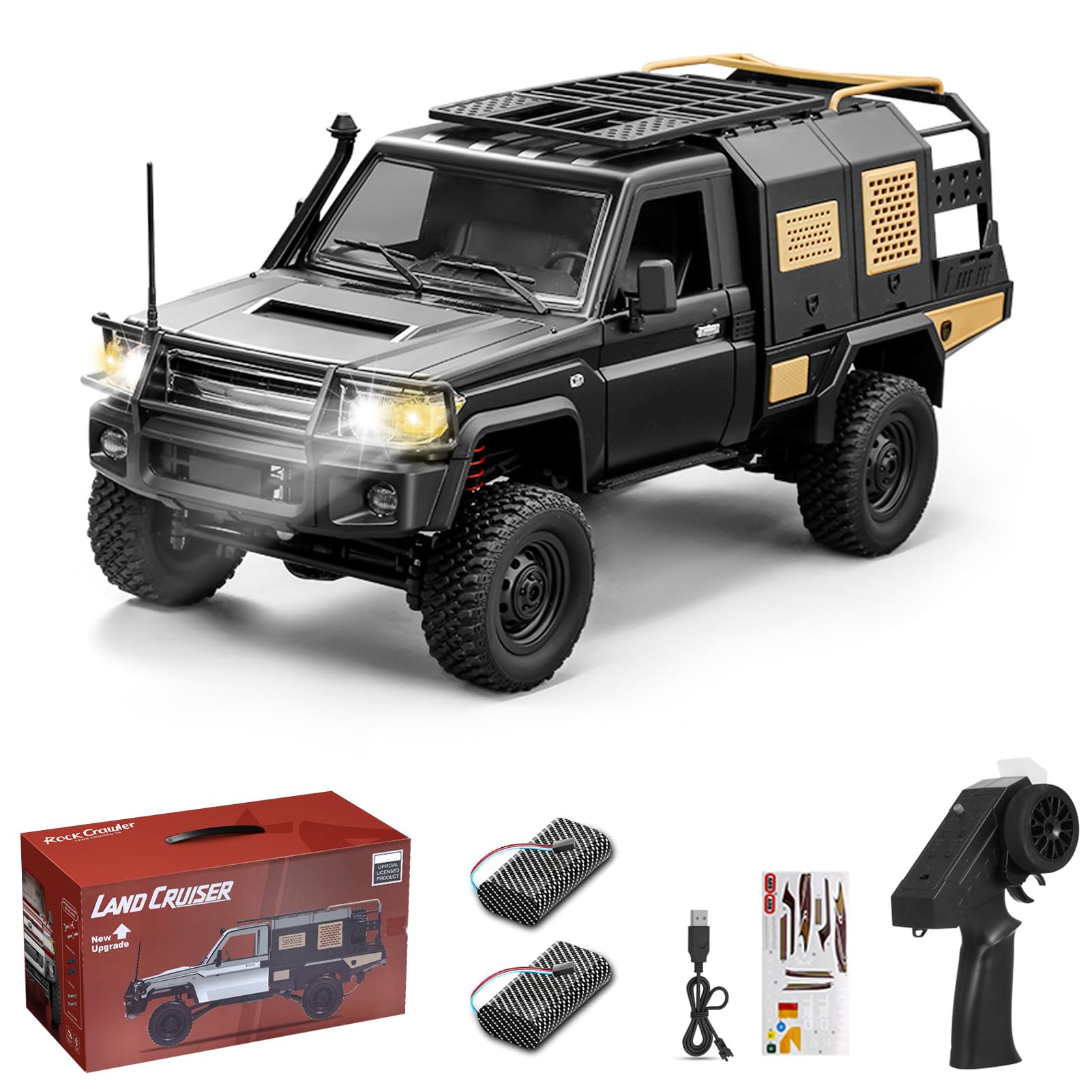 野菜2号　アンリミテッド　unlimited ラジアル　カスタムキュー Amazon.com: Authticar RC Crawler, 1:12 Scale MN82 New Upgrades
