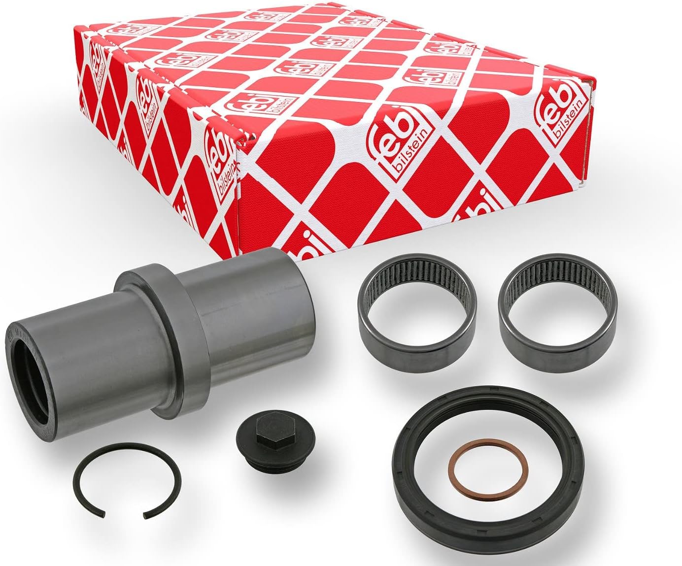 febi bilstein 15991 king pin set single set (front axle both sides, lower) - Pack of 1