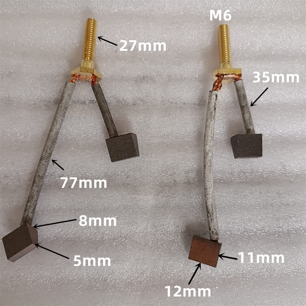 Szczotka węglowa do silnika 8-5 x 12 x 17 mm do Mahle MD24080 MD48080 pompa podnośnika wózek widłowy