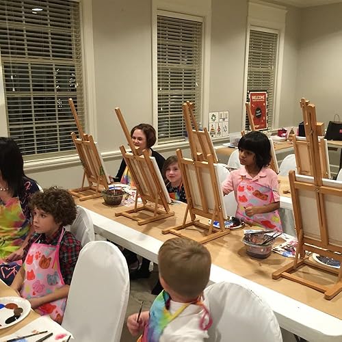 Miniatura 6 de Art Smock Painting Apron Colorful Waterproof Artist Smock Artist Painting Aprons with Long Sleeve