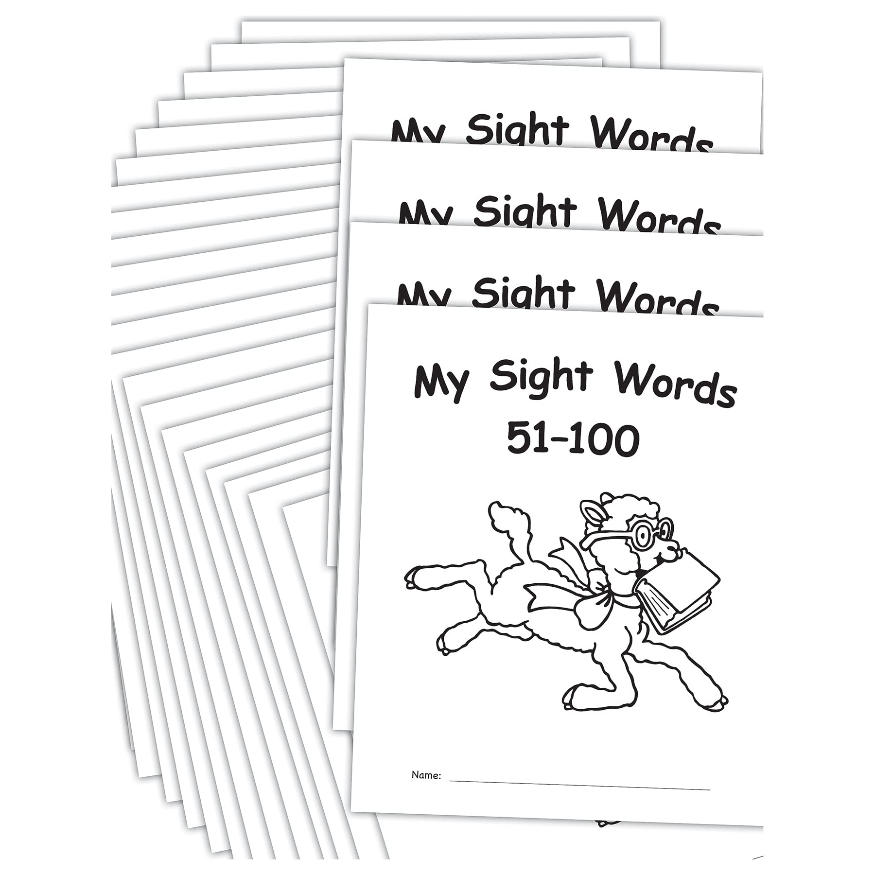 Teacher Created Resources My Own Books: My Sight Words 51-100, Pack of 25