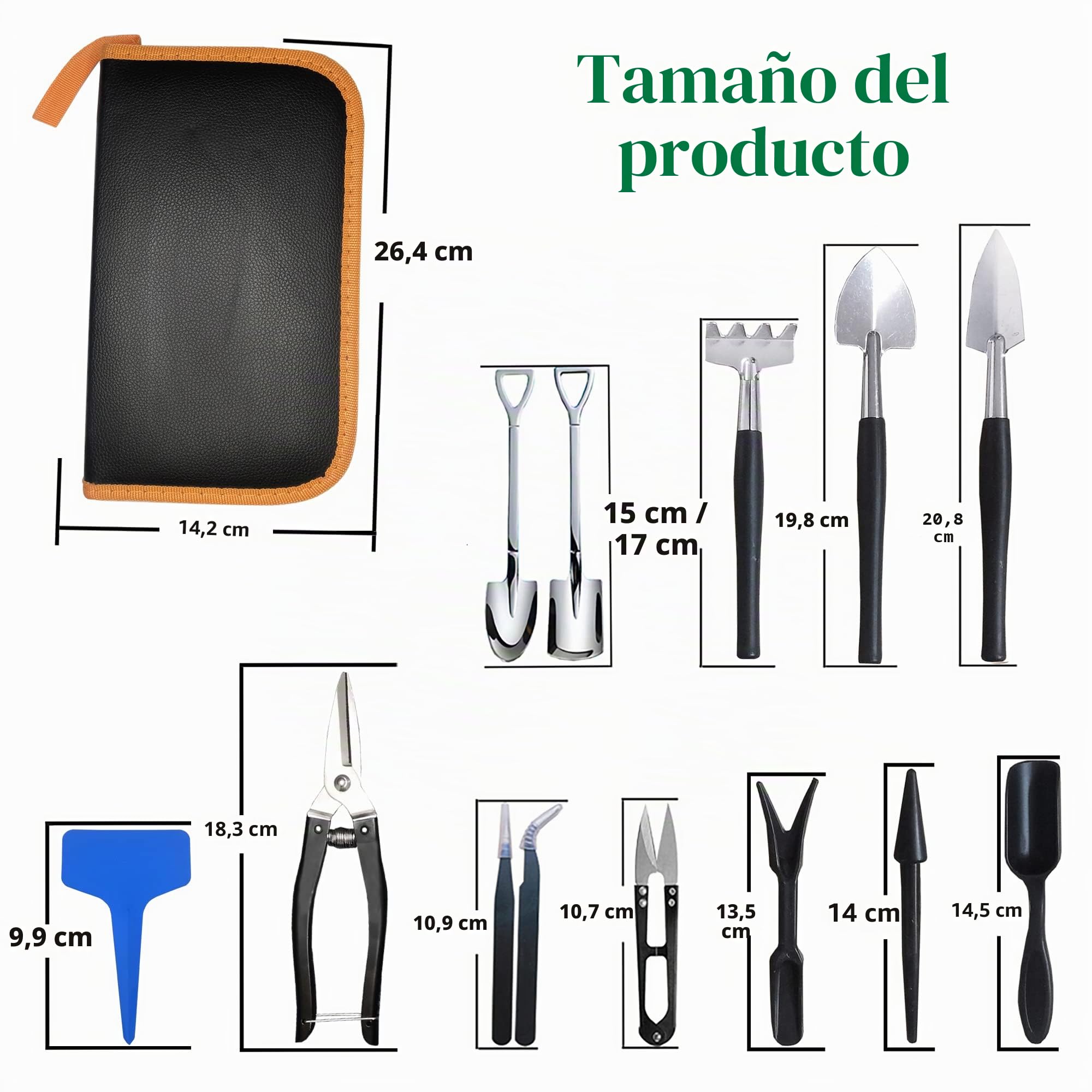 Juego de herramientas para bonsái, 30 piezas, kit de herramientas para principiantes, incluye alfombrilla de trasplante de plantas, bolsa de cuero, tijeras bonsái para mujeres, amantes de las plantas