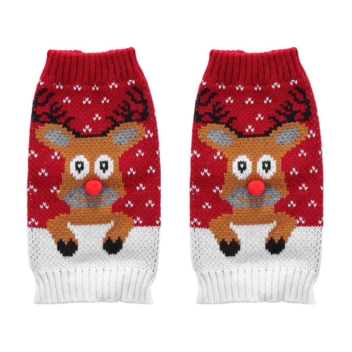 Pull d'hiver en tricot pour chien et chat lot de 2 douillet