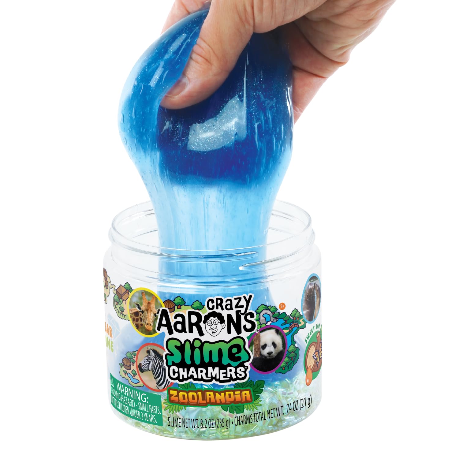 Amazon.com: Crazy Aaron's® Zoolandia Slime Charmers™ : Toys & Games