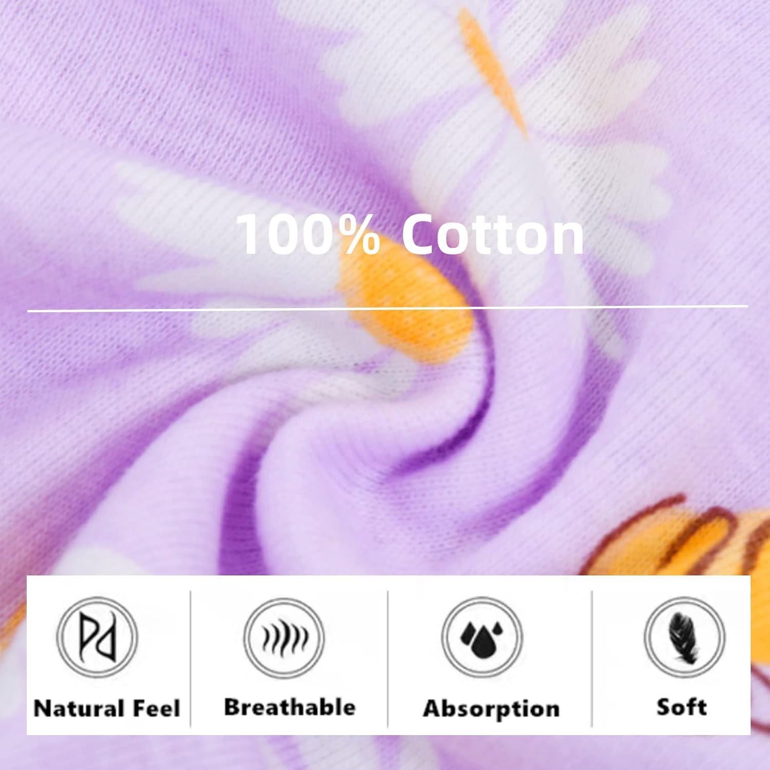 Girls Boyshort Hipster Panties Cotton Panty Underwear (5 Pack) - Image 7