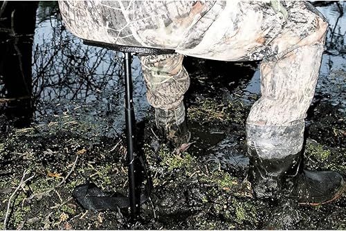 Miniatura 3 de Mojo Decoys HW2203 - Asiento de barro con asiento acolchado de camuflaje, cómoda silla plegable de caza, accesorios de caza, equipo de campamento y