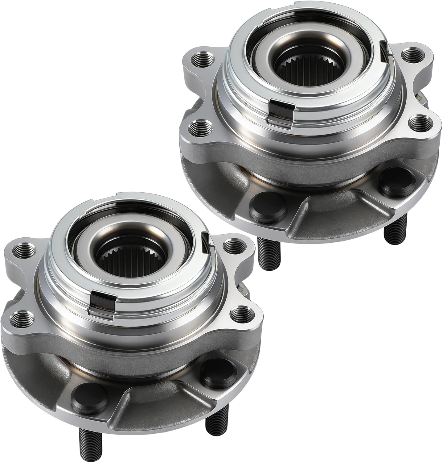 2pcs 512460 Front/Rear Wheel Hub and Bearing Assembly Compatible withFord Explorer 2011-2019, Fit for Ford Police Interceptor Utility 2013-2018, 5 Lugs Non-ABS