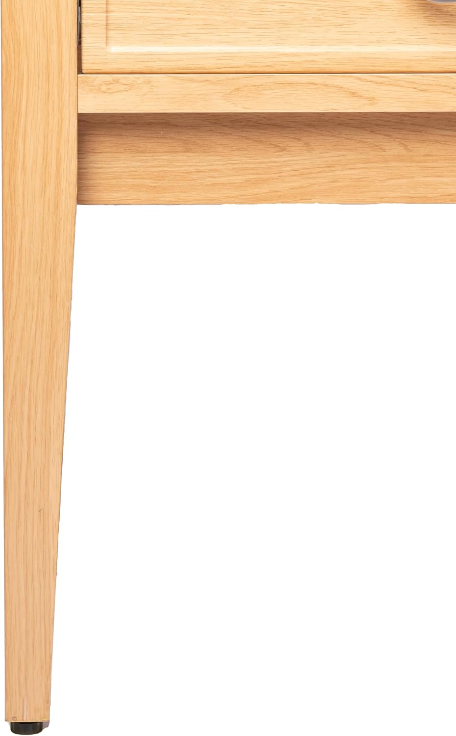 JONATHAN Y VAN2001A Corbin 24 in. W x 18 in. D x 33 in. H Modern Classic 1-Drawer Bath Vanity Base Only (Sink Basin Not Included), Oak