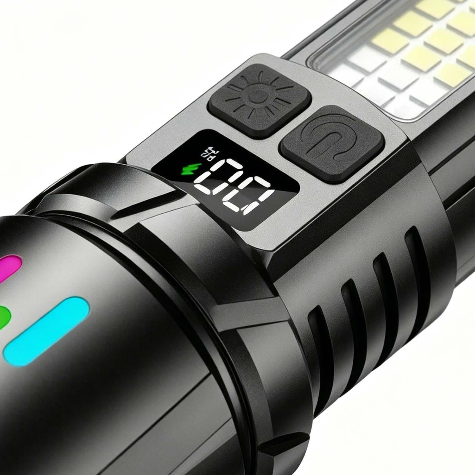 Lampe Torche LED Rechargeable Lampe LED Haute Luminosité 7 Modes