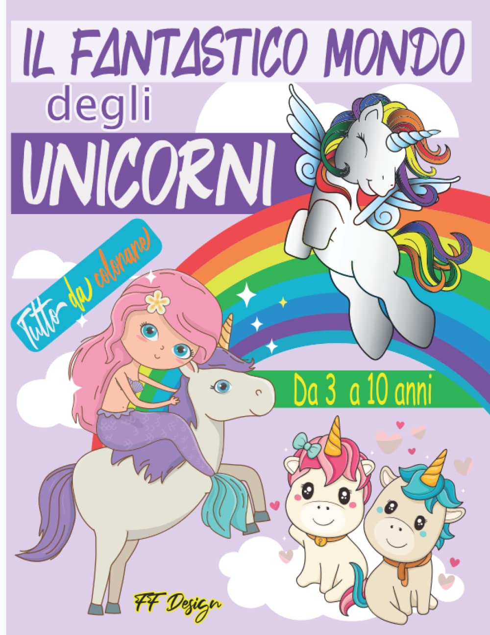 Zaino Unisex Bambini Wildkin - 17 Pollici, Con Unicorni Magici, Grande, Per Scuola E Viaggi