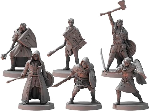 Steamforged Games Dark Souls The Roleplaying Game Bundle: Guardian Dragon, Silver Knight Great Bowmen, Hollow Crossbowmen, The Silver and The Dead, and Unkindled Heroes 1 & 2 (6 Items)